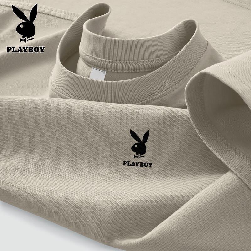 PLAYBOY Men's 2026 Loose Fit Cotton Short Sleeve T-Shirt