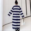 Long Sleeve Plus Size Knitted Vintage New In Dresses for Women Casual Loose Spring Autumn Winter Sweater Dress