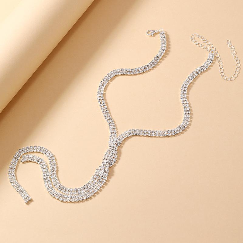 Korean Tassel Crystal Sweater Necklace - Trendy Versatile Jewelry for Women