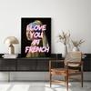 Feminist Changed Art Prints Gift for Her Poster Impression of Motivation Quote Canvas Painting Pink Girls Room Home Decor