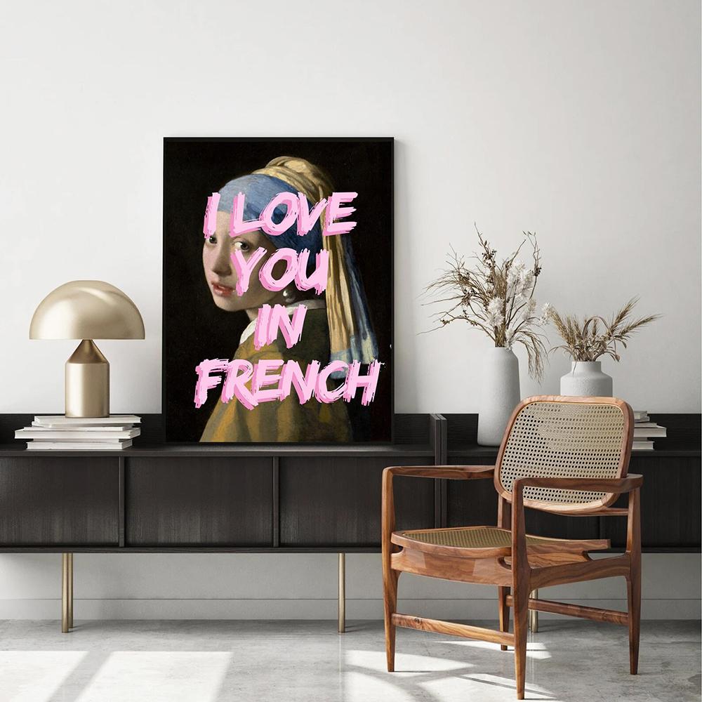 Feminist Changed Art Prints Gift for Her Poster Impression of Motivation Quote Canvas Painting Pink Girls Room Home Decor