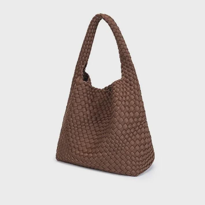 Korean Style Hand-Woven Bags: Fashionable, Casual, Large-Capacity Shoulder and Underarm Bags for Women.