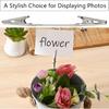 10 Pcs Double Sided Metal Alligator Clips for Crafts, Photos, Notes, Silver