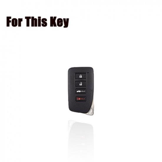 Genuine Leather Car Key Fob Case Cover For Lexus IS GS RX ES NX LS RC LX RC300