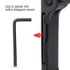 Hakeeta Camera Stabilizer Handle Bracket Screw Handheld for DSLR and Digital Black U-Grip Anti-Shake 1/4" Camcorders,