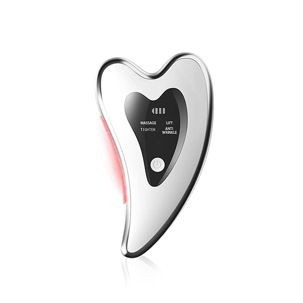 

Электрические инструменты Гуа Ша Массажеры для лица Для лифтинга лица Удаление двойного подбородка Доска Гуа Ша Скребок Микротоковый аппарат для подтяжки лица белый