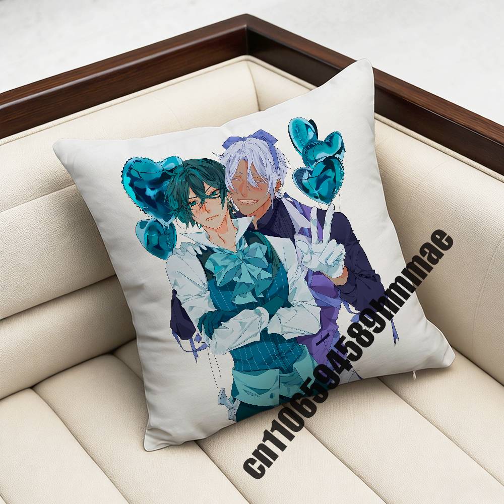 For The Case Study Of V-Vanitas Noe Archiviste Throw Pillow Case Sham 45X45Cm 40X40Cm Square Car Pillowcase Pad Cushion Cover