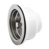 Waste Kit Sink Strainer High Quality PP Sink Stainless Steel Drain Diameter 90mm Silver Quality Is Guaranteed Practical