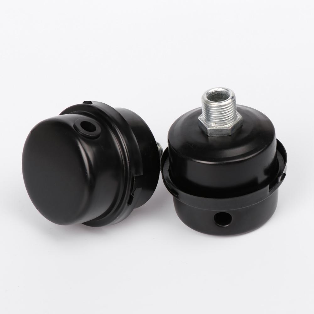 New 12.5mm 16mm 20mm Metal Intake Filter Squelch Muffler 1/2 '' 5/8 "3/4 '' Thread M12 Air Filter Air Compressor Spare Parts