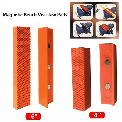 Jaw Pads Bench Vice 4.5/6 Inch Accessories Magnetic