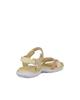 ECCO Off-Road Genuine Leather Women's Outdoor Sandals 85330361248, Straw/Bright White/Dusty Peach/Straw, Size 23.5 Cm, 3E