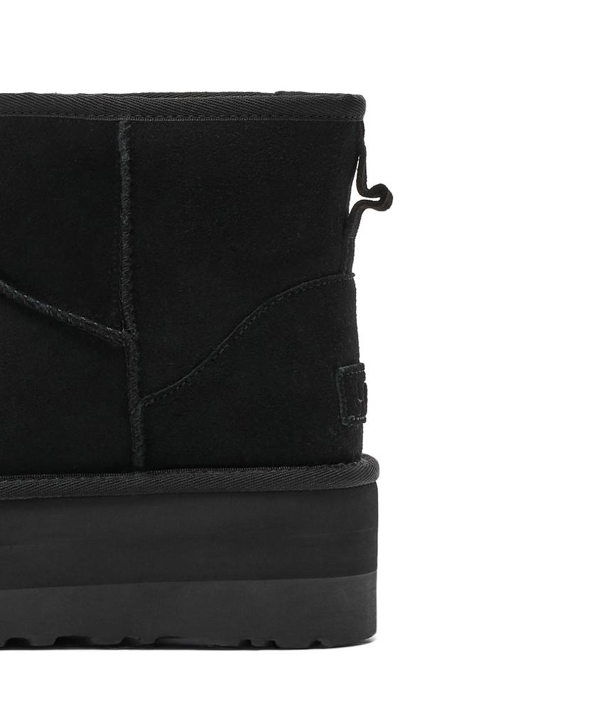 Ugg Suede Leather Platform Boots (Classic Mini Platform) W - Black / 1134991Blk