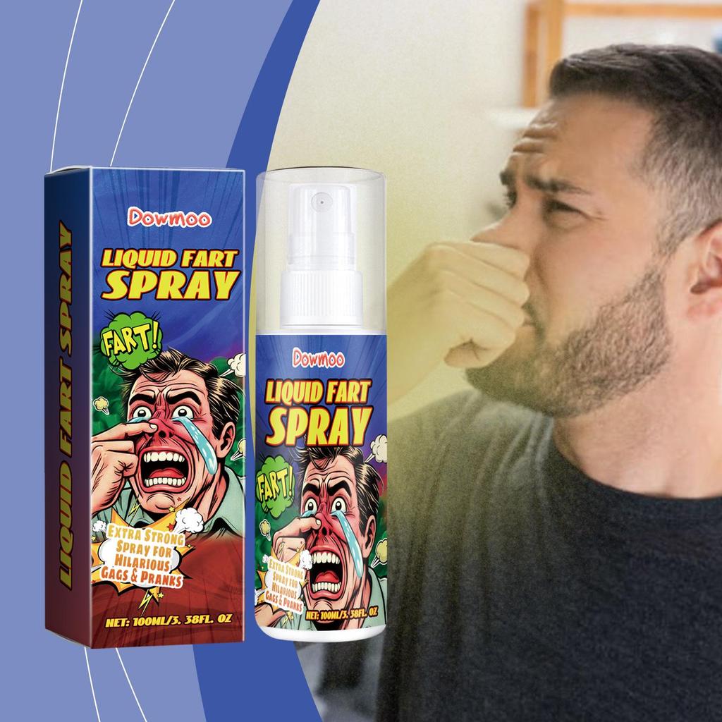 DOWMOO Prank Stinky Fart Spray for April Fool's Day Gag - Portable and Concentrated.
