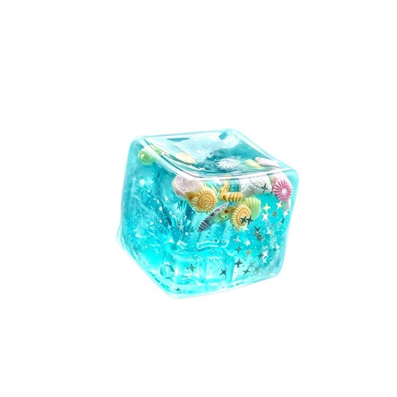Ocean-style Malt Sugar Cube Squeeze Toy for Stress Relief and Sensory Play. Stress Relief and Venting Toy.