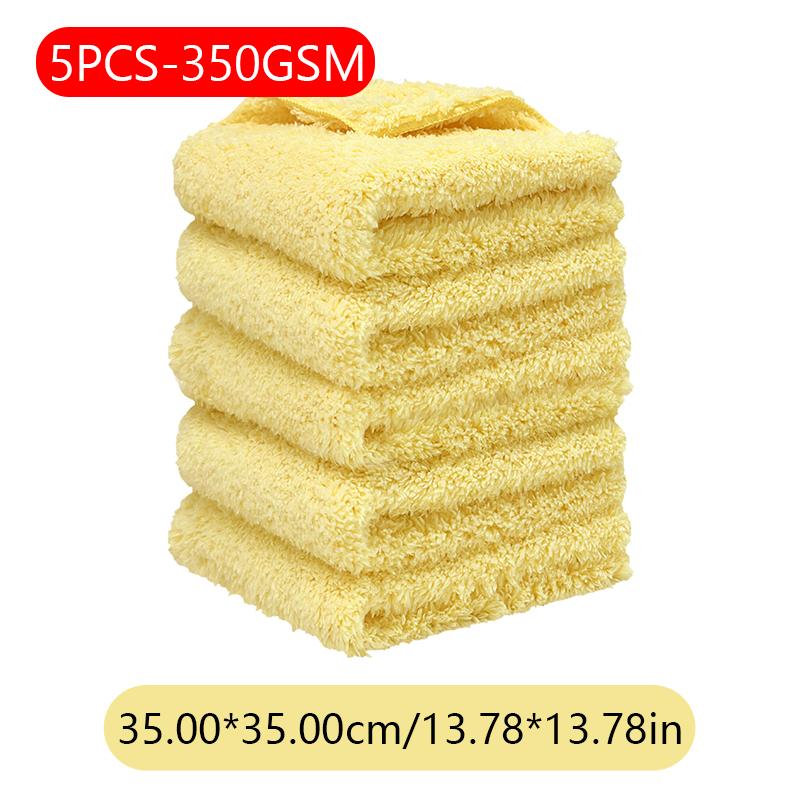 SEAMETAL Coral Fleece Microfiber Towel Super Absorbent Car Cleaning Detailing Rag Cloth Auto Care Drying Towels