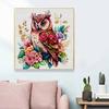 New Arrival 5D DIY Full Circle Diamond Painting "Painted Owl" Embroidery Cross Stitch Home Decor Gift