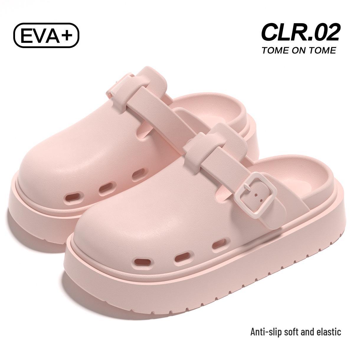 Women s Outdoor Thick Sole Closed Toe Non-slip Odor-proof Shoes - 2026 New Summer Versatile Design