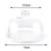Cake Stand Cake Serving Tray with Dustproof Dome Lid Tableware Pizza Snack Dessert Display for Wedding Birthday Festive Party