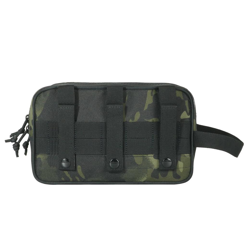 Tactical Admin Pouch Water-Proof Laser Cut EDC Tool Waist Pouch Bag Horizontal Modular Utility Accessory for Outdoor Sports Gym