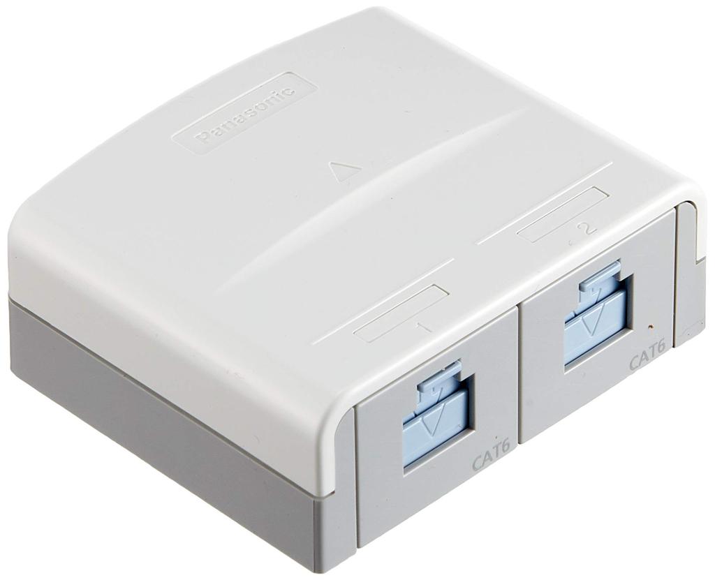 Panasonic Informace o řadě Guts Modular Jack CAT6 Exposed 2 Ports NR3172