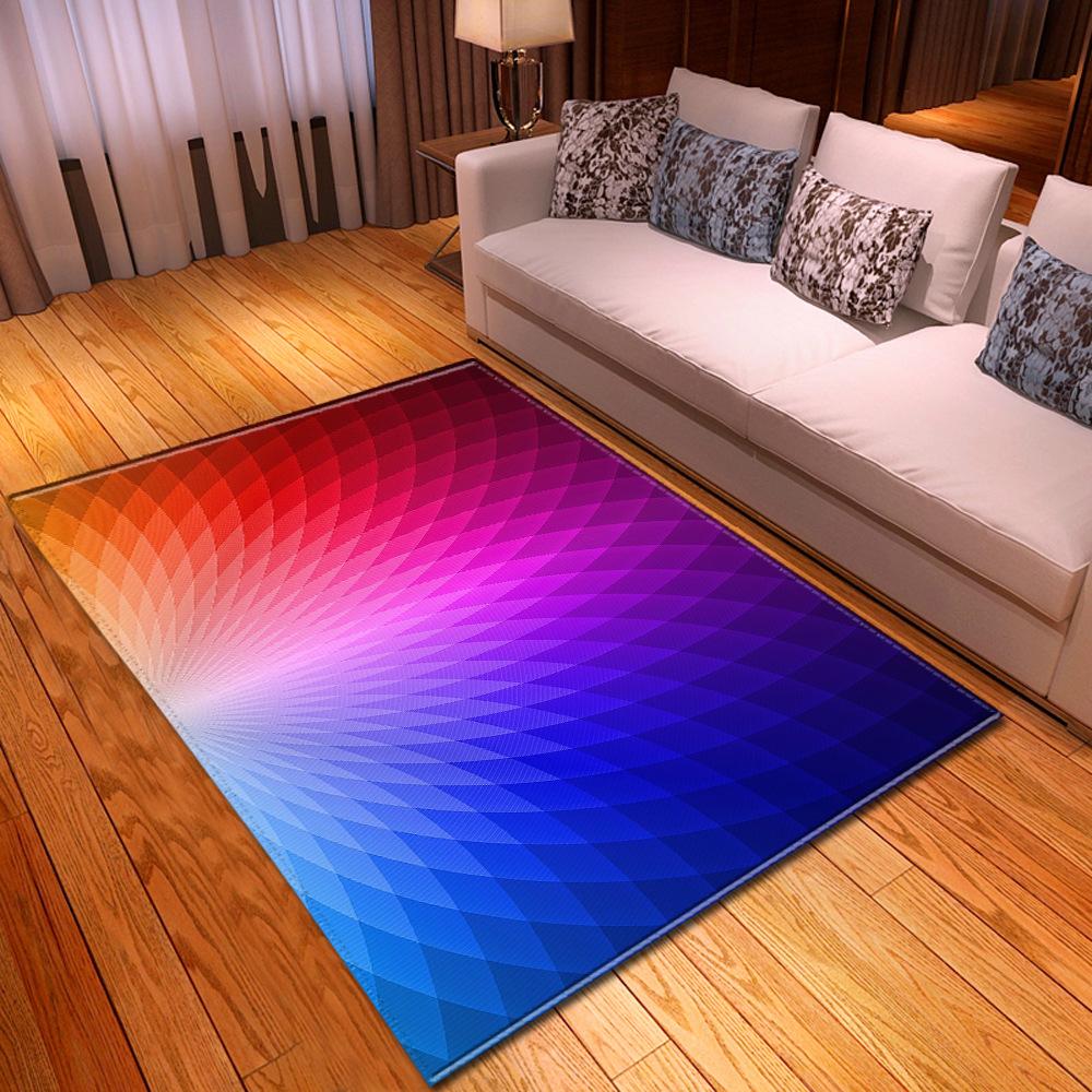 Geometric Shaped Floor Mat Bedroom Dining Room Carpet Carpet Doormat