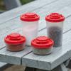 Leak-Proof Seasoning Jar Transparent Condiment Container Portable Salt and Sugar Bottle  Camping