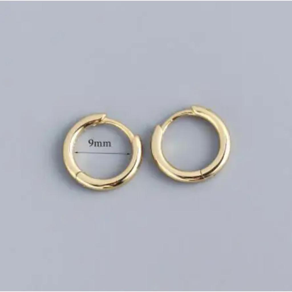 Geometrische Kleine Edelstahl-Creolen für Damen Punk Hip-Hop Ohrringe Trendschmuck