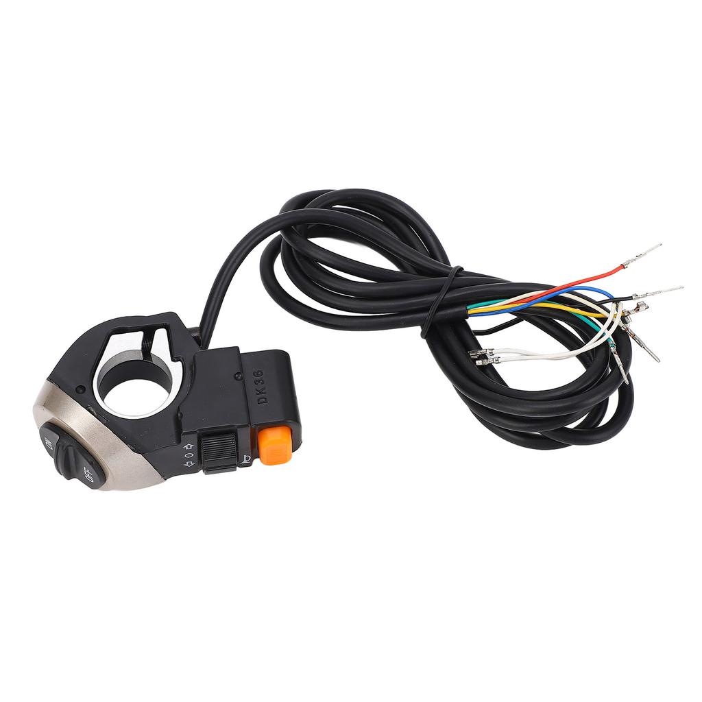Electric Scooter Power Switch Assembly Turn Signal Horn Handlebar Control Switch with 63 Inch Cable for M4 10 Inch