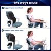 Ergonomic Lumbar Support Pillow for Office Chair & Car - Adjustable Straps with Breathable Mesh Cover, for Desk, Recliner