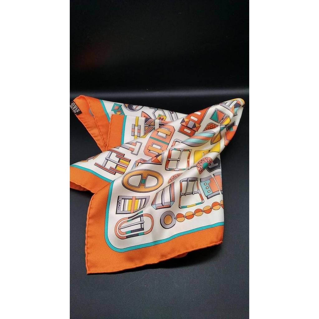 Used HERMES Carre 40 Carre en Boucle Scarf