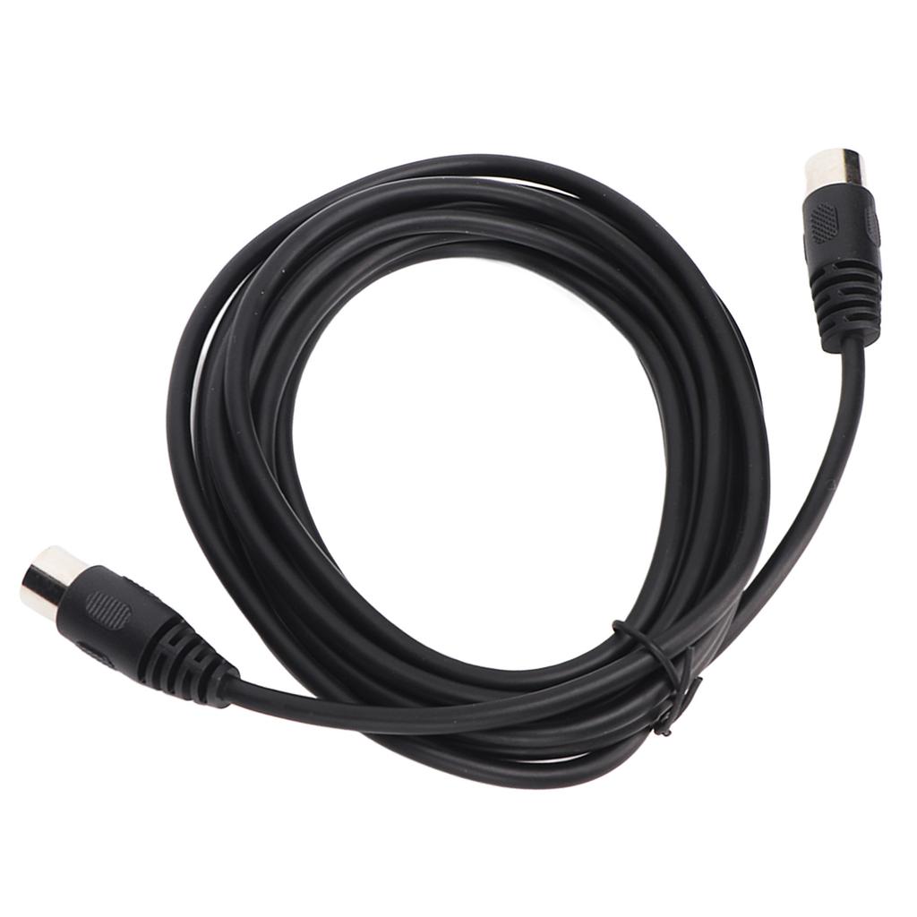 6 Pin DIN Cable Male to Male Plug and Play Sound Signal Connection DIN Extension Cord for Digital Device 3 Meters