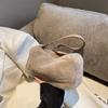Fashionable Plush Shoulder Bag Functional Interior Suitable for Everyday Use