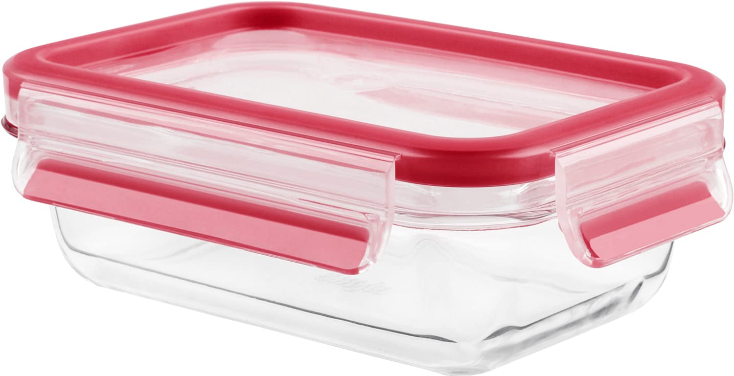 

Tefal Storage Rectangular Integrated Packing Heat Resistant Seal Glass Oven 30 Years Guarantee N10405 Контейнер, 450 мл, Герметичный, Структура, Стекло,