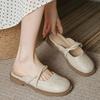 With Skirts, Fashionable Sandals, Drag Women's Summer Wear, Exquisite Bag Head, Half Slippers, Flat Bottom Breathable, One Pedal, Lazy Women's Shoes