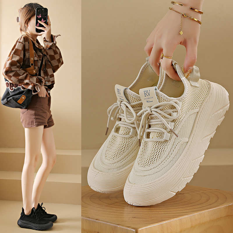 Fashion With Holes Low Flat Sole Sneakers Walking Woman Shoes Summer Golf Trainer Sport Vip Link Festival Vzuttya Fashion
