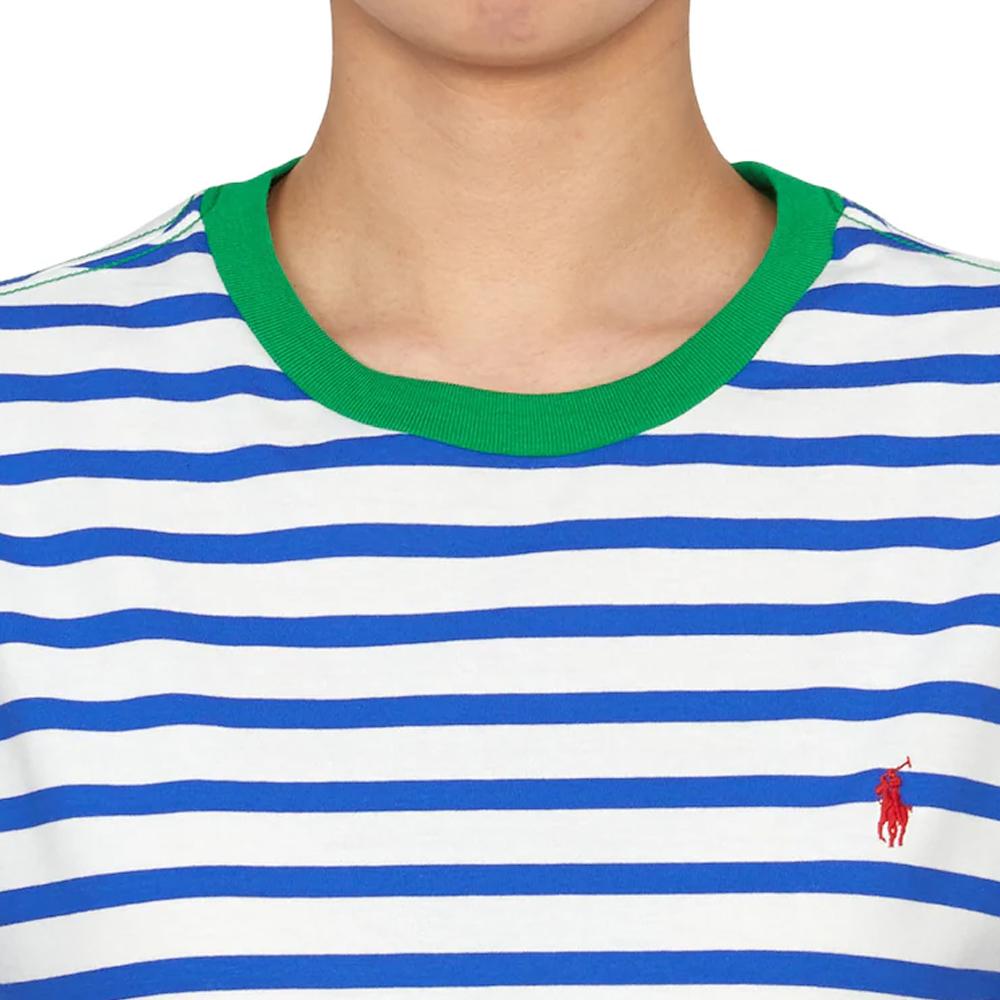 Polo Ralph Lauren Striped Crew Neck Short Sleeve T-Shirt Kids Tops Blue CWPOTSHY8020997100