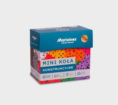 Marioinex Construction Blocks Mini Construction Wheels 250 Elements For a 4-Year-Old Supporting Moto...