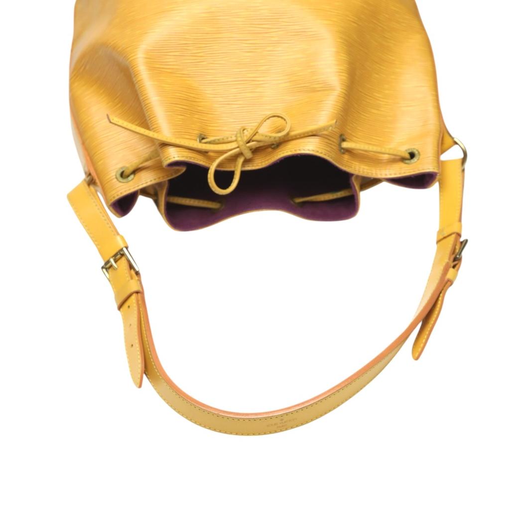 LOUIS VUITTON Epi Noe Shoulder Bag Epi Leather yellow unisex M44009 Used