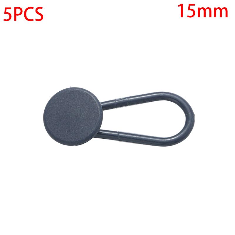 5Pcs 15Mm/18Mm Pants Extender Buttons Flexible Waist Extenders For Black Jeans Pants Pregnancy Trousers Lengthen Rubber Button