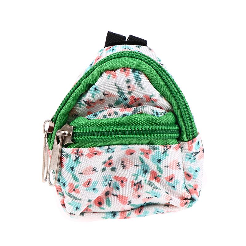 

Кукольный рюкзак, мини-сумка, игрушки, милые детские подарки для куклы 1/6, школьная сумка зелёный