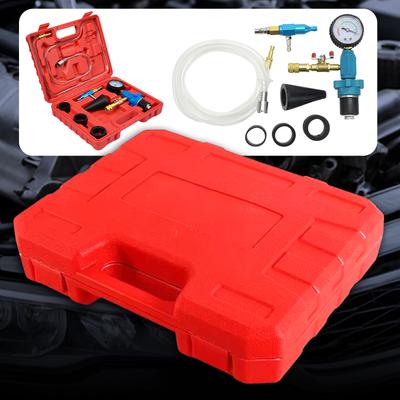 Radiator Cooling System Vacuum Purge Coolant Refill Tool Kit Auto Car Radiator Coolant Purging Tools Set for Car Van SUV Truck