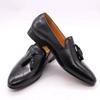 Fashion FELIX CHU Men's Genuine Leather Tassel Loafers Casual Dress Shoes Wedding Party Gentleman Street Style Fashionable