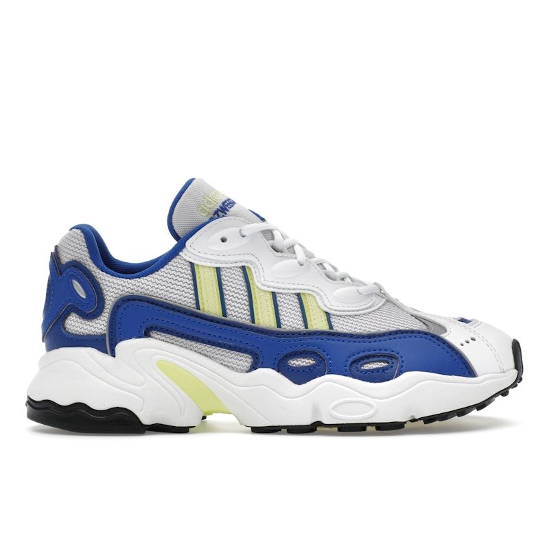 Adidas Originals OZWEEGO OG Unisex Retro Casual Sneakers Footwear White/Royal Blue/Pulse Yellow IE6998 41
