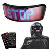 Editable Text Helmet LED Screen Full Color LED Riding LED Sign Phone Control Screen  Bike Cycling