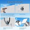 Kit Starlink Satellite Complte Gen3 Outdoor Wall Mount, Heavy Duty Pipe Bracket, Weatherproof Mount for RV Camping & Boating