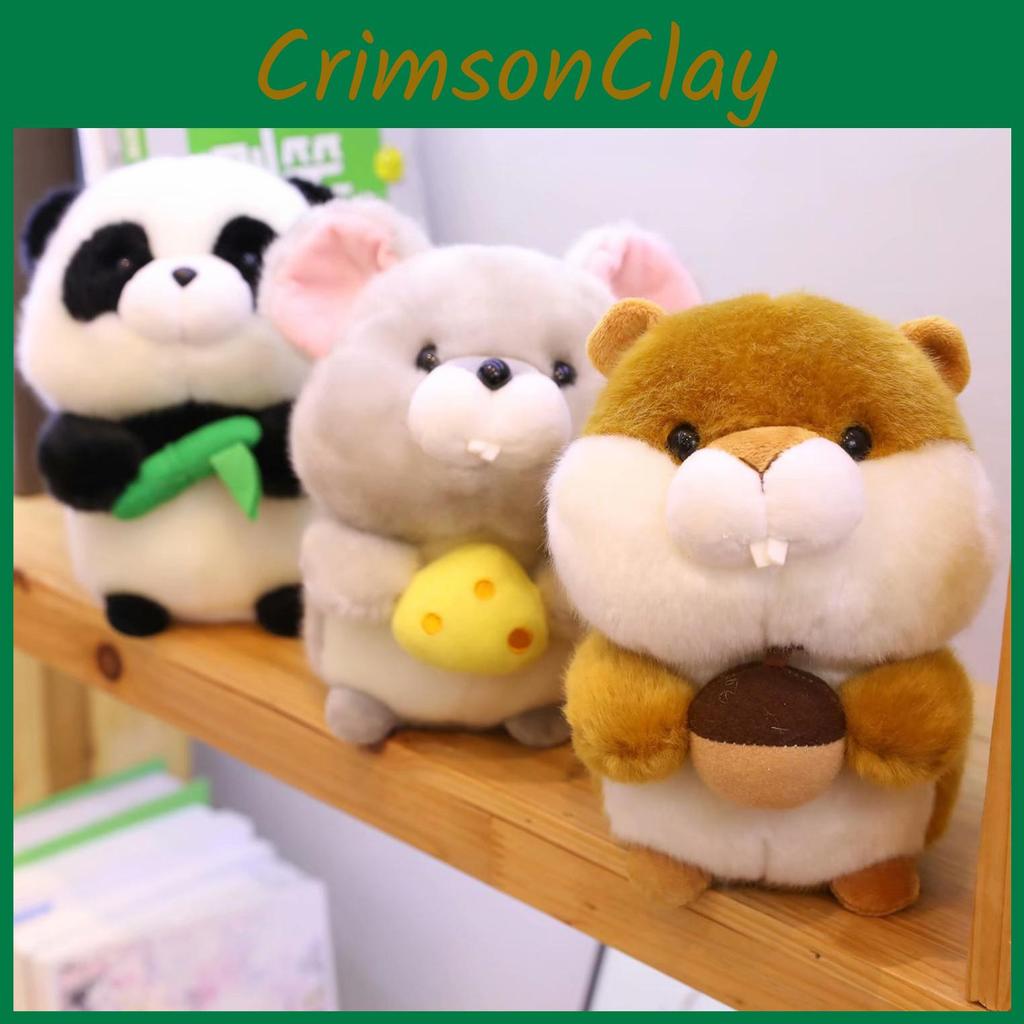 Cat Mouse Hamster Panda Plush Toy Animal Stuffed Doll Bedroom Gift Decoration