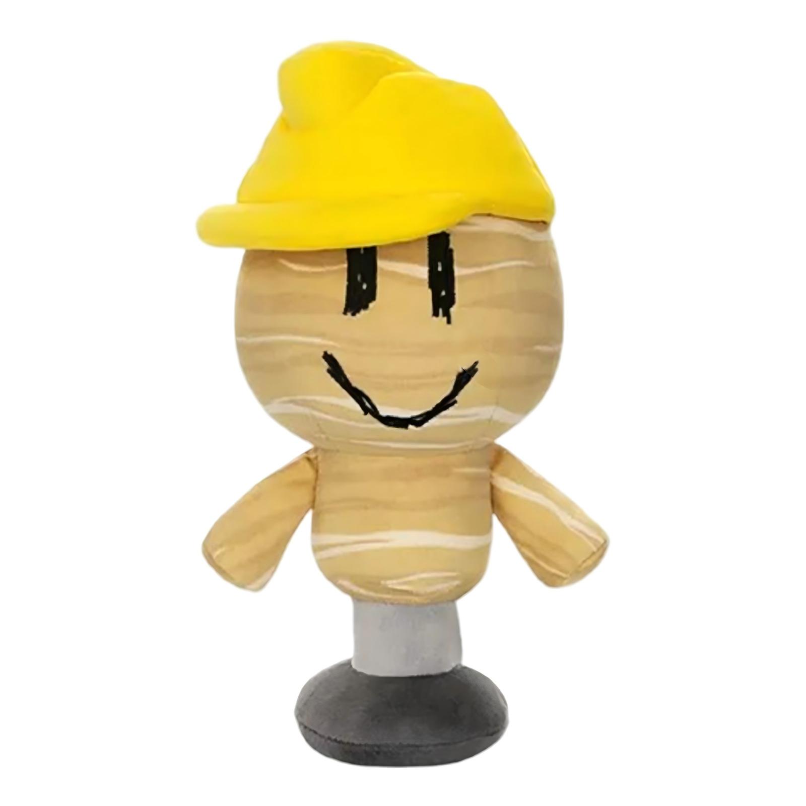 

Plush Soft Stuffed Doll Toy with Fabric Hat and Embroidered Face Suitable for Children and Collectors Plush Toy Figure One Size
