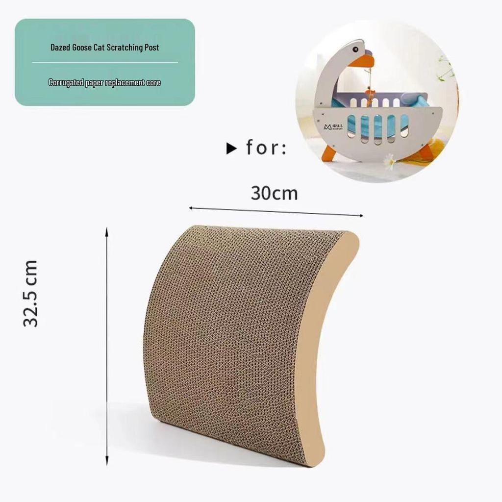 Universal Washable Cat Bed with Scratching Board and Toy Hammock