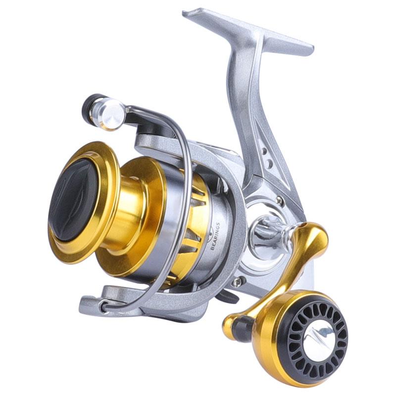 Best Eller Fishing Reel Metal 1BB Bearings 10 kg Max Drag Lure Fishing Reel Spinning Wheel Freshwater Reels Fishing 1000 (EVA Grip) белый