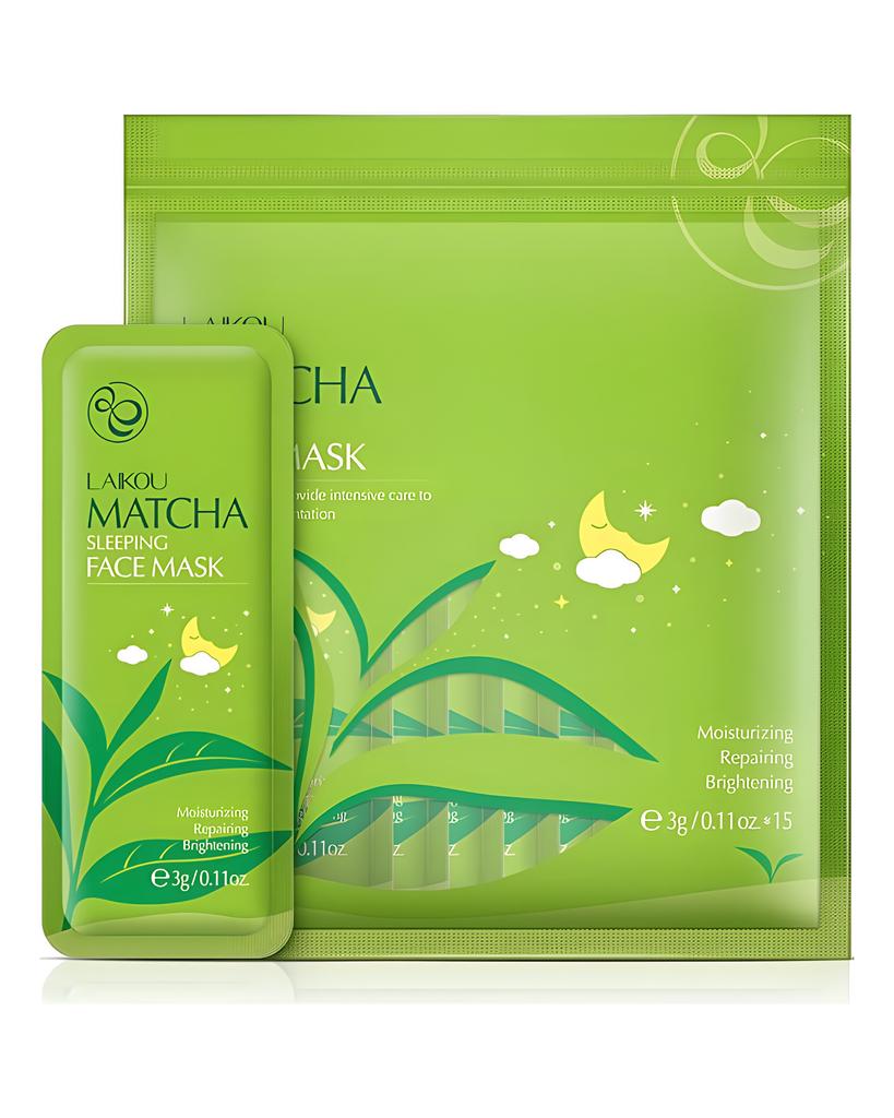 LAIKOU Sakura Seaweed Centella Snail Collagen Maska do spania